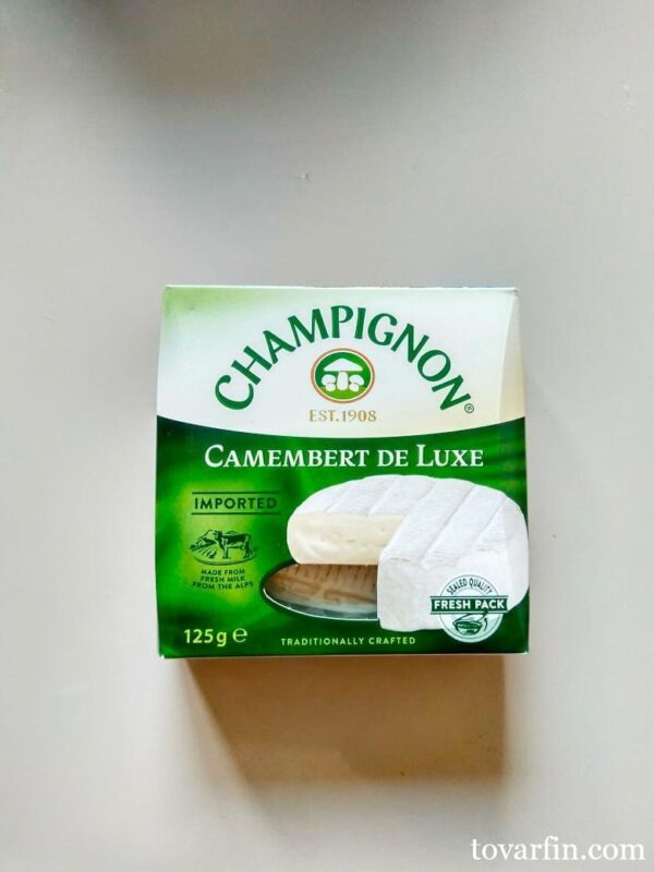 Камамбер Де Люкс Шампиньон Camembert De Luxe Champignon 125г