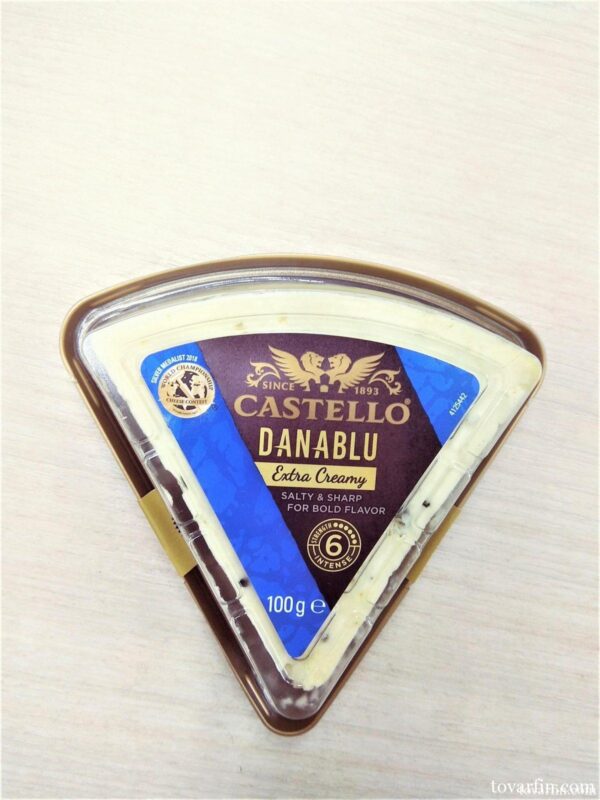 Сыр с голубой плесенью Castello Danish Blue 100г