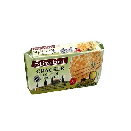 Крекеры 250г Stiratini с оливковым маслом и розмарином