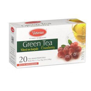 Зеленый чай Victorian Клюква 20 пак