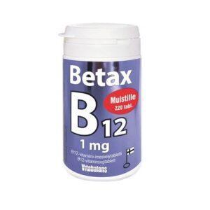 Витамин B 12 Betax B12 1 mg, 220 табл